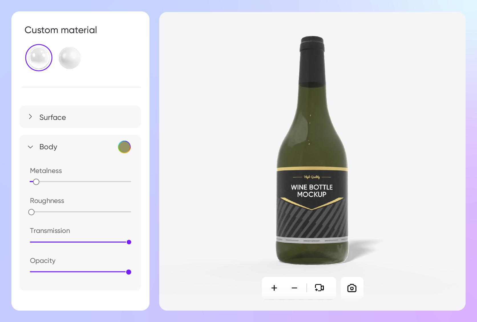 Choose a perfect bottle finish texture