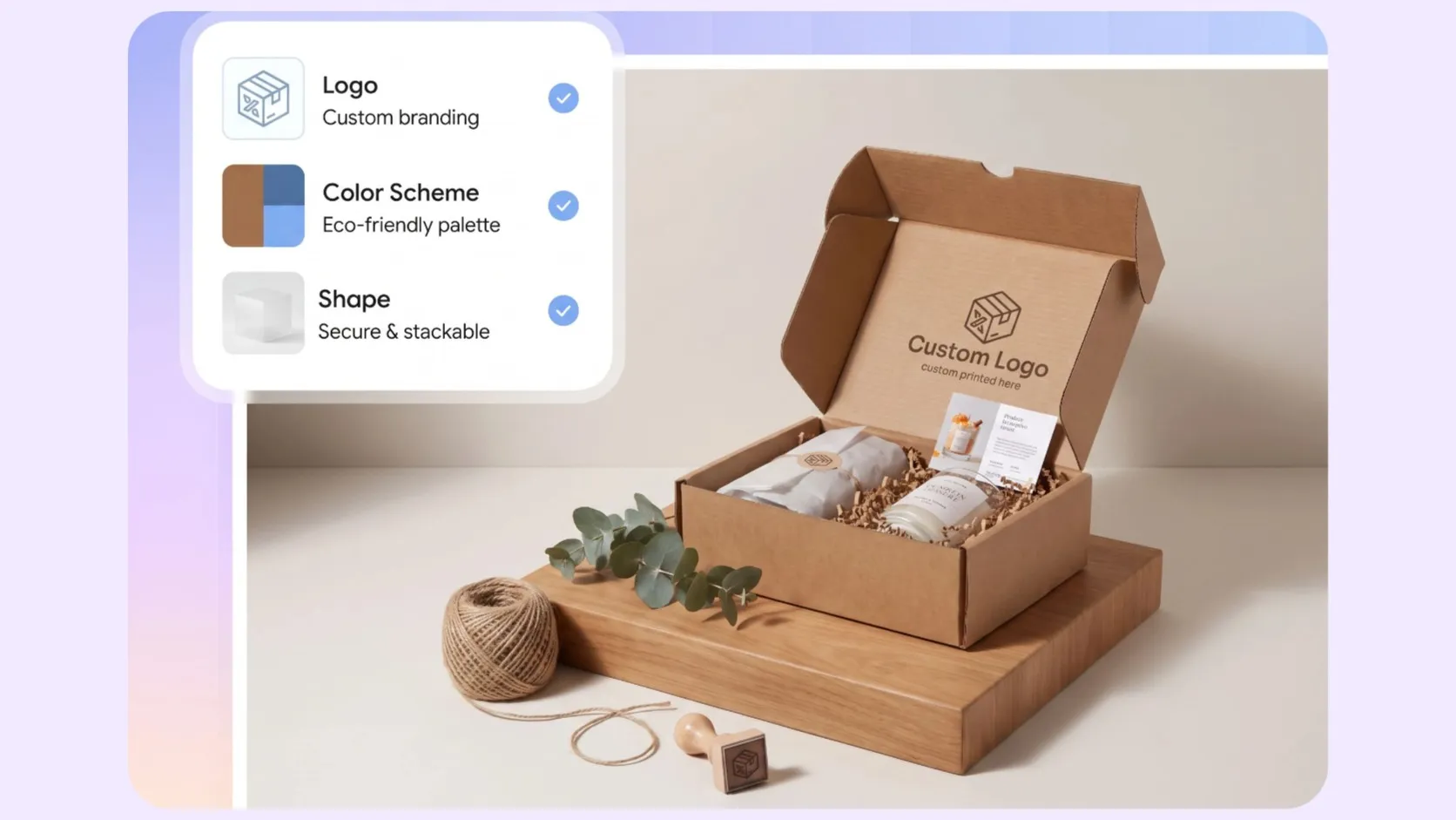 AI mailer box dieline generator