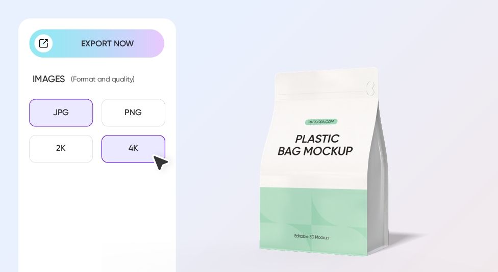 Step 3: Download your plastic packaging design