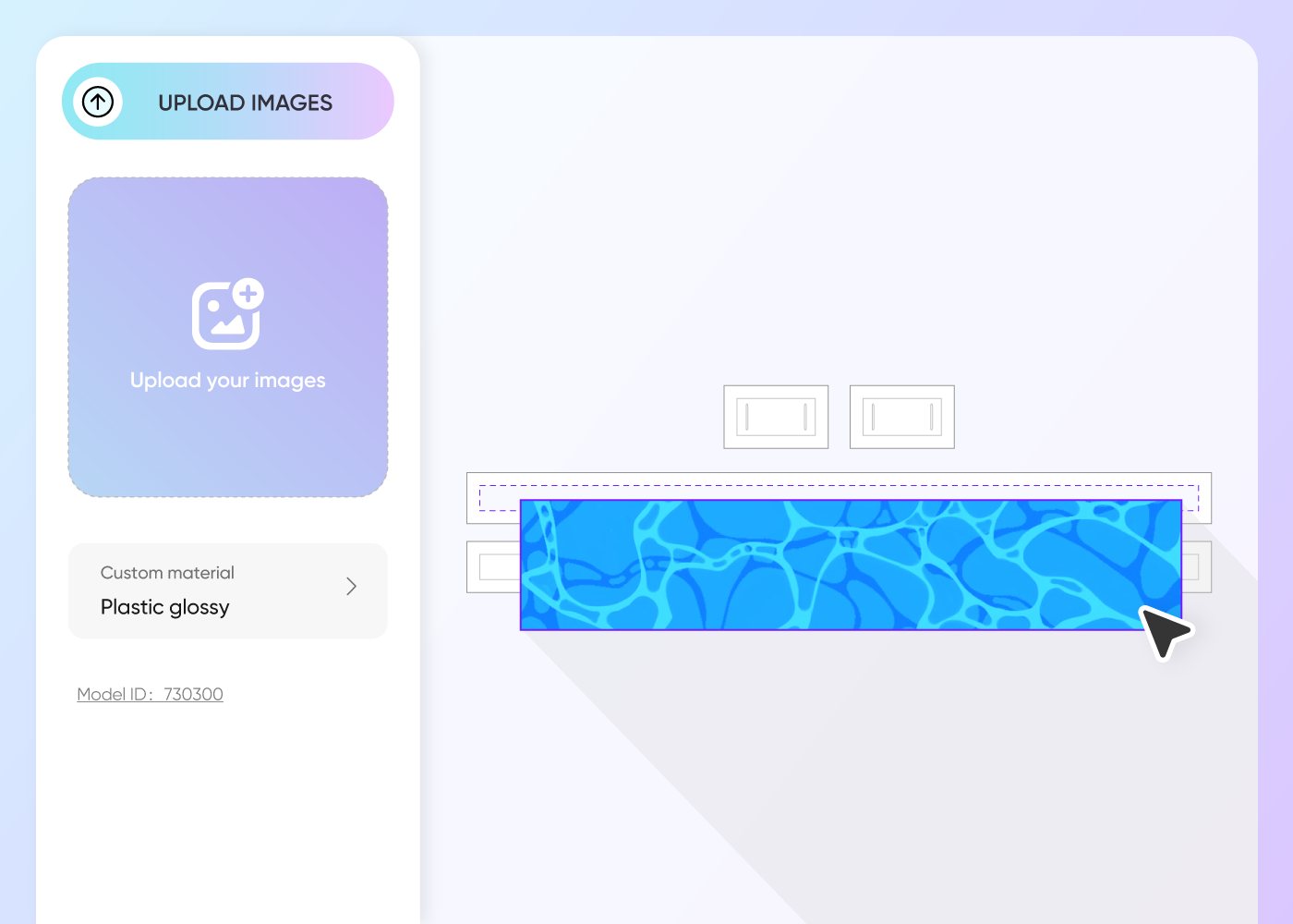 Step 2: Upload images and adjust
