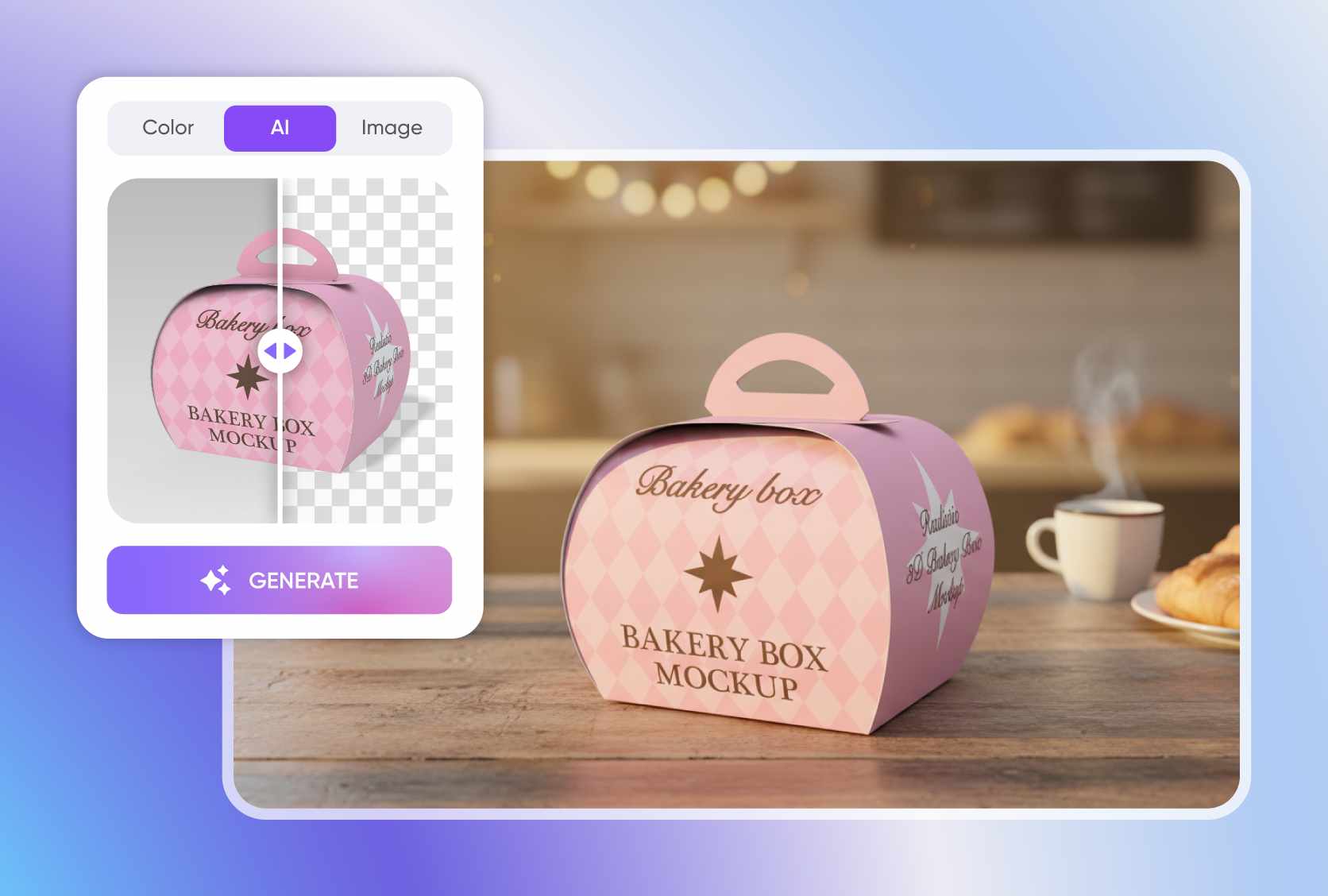 Versatile backgrounds for every pastry pack