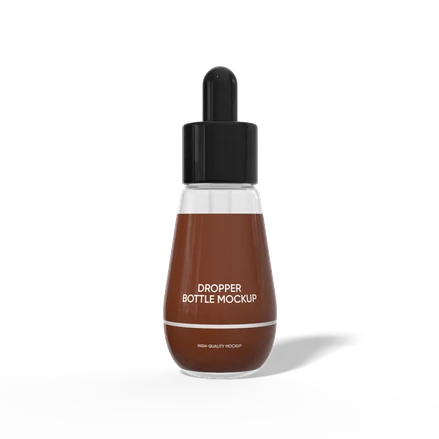 30ml essential oil bottle mockup