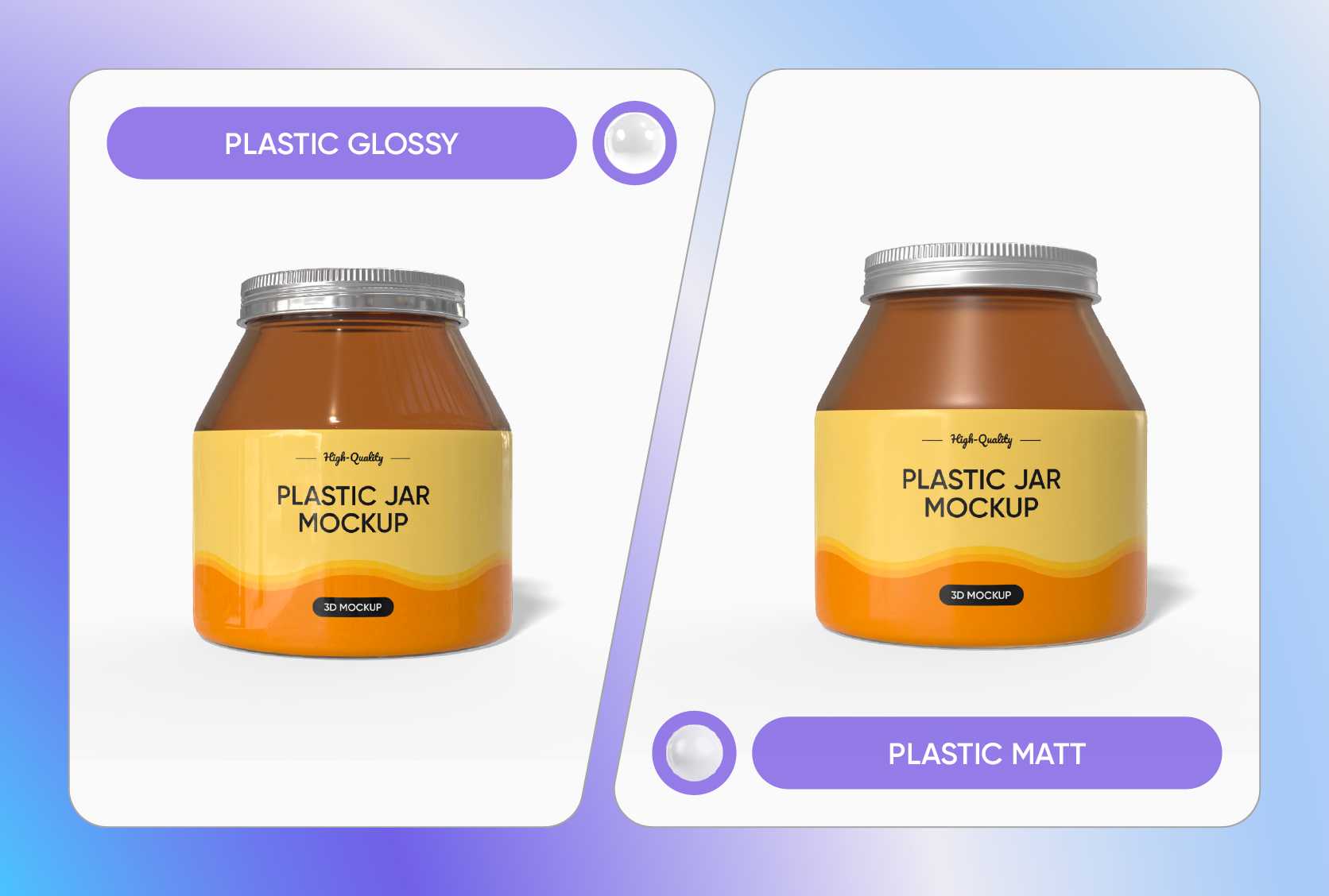 Decide on the best amber jar finish