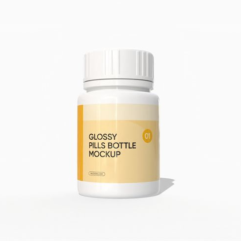 Plastic supplement bottle
