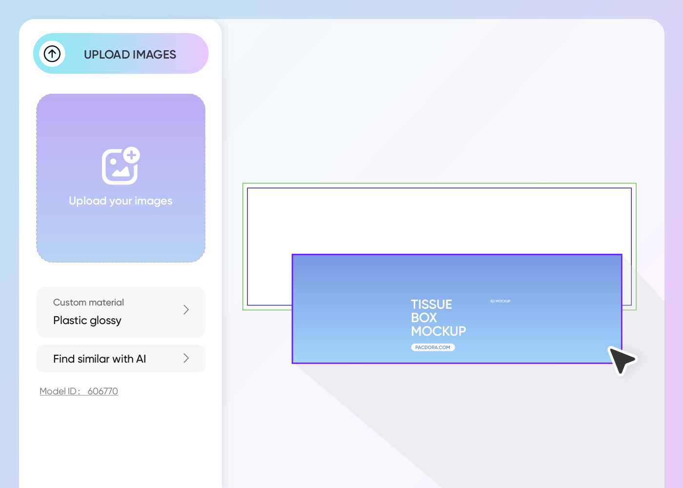 Step 2: Upload design and customize