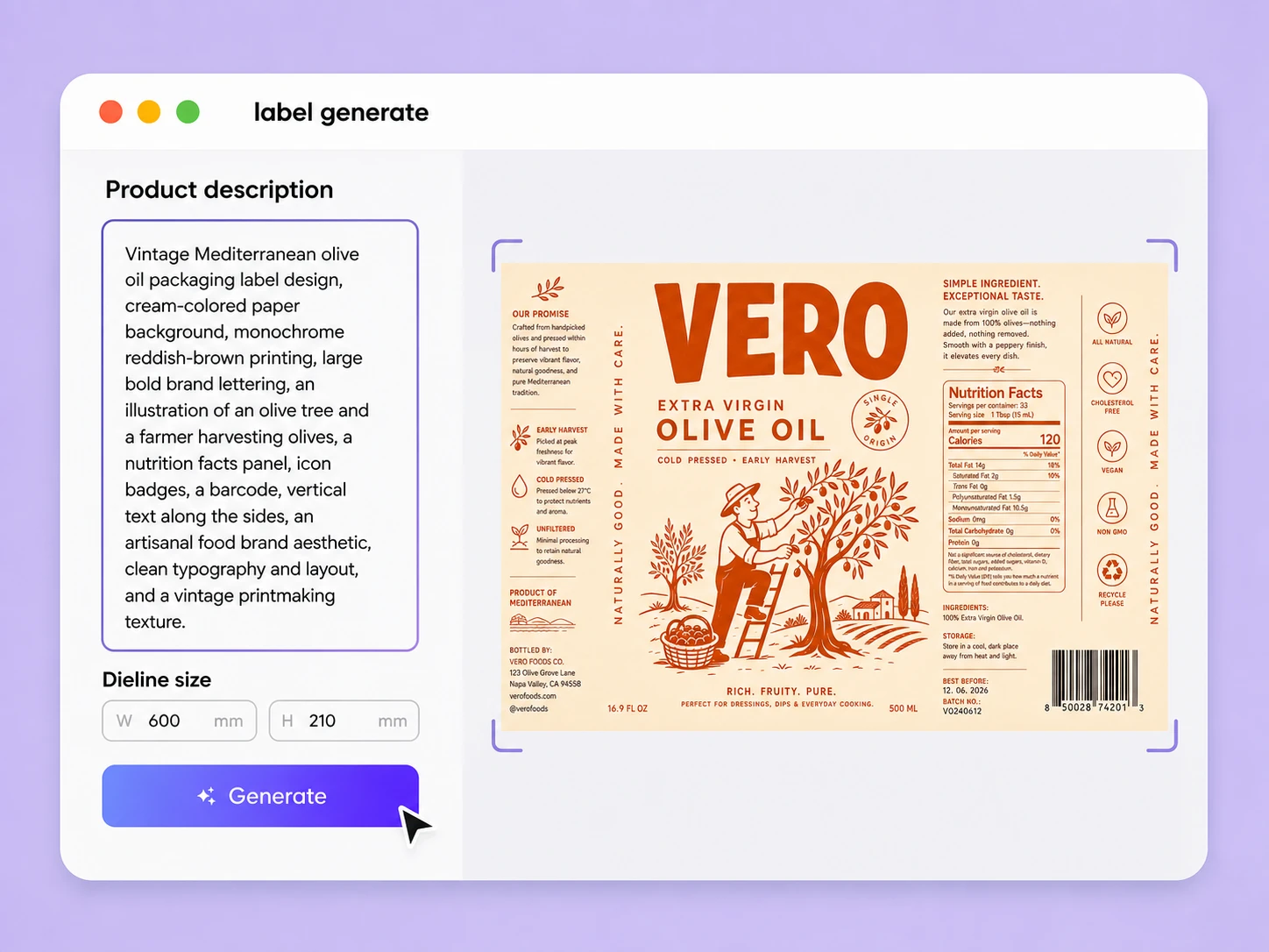 Step 2: Organize the label layout