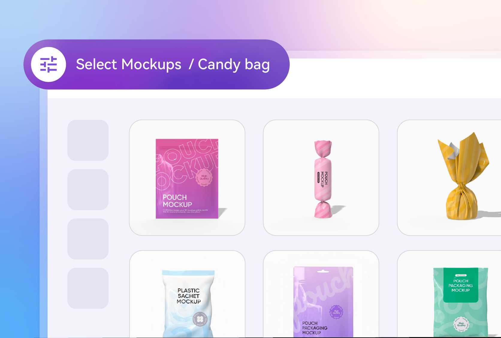 Bag style that makes your candy special