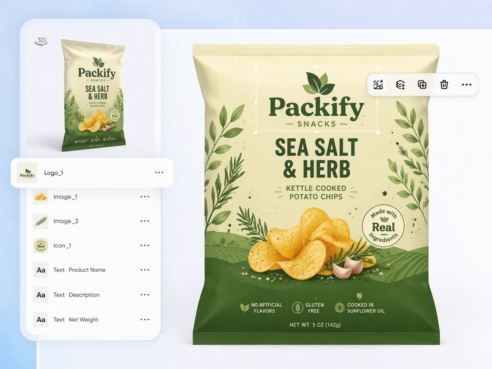 Make every flavor easy to identify