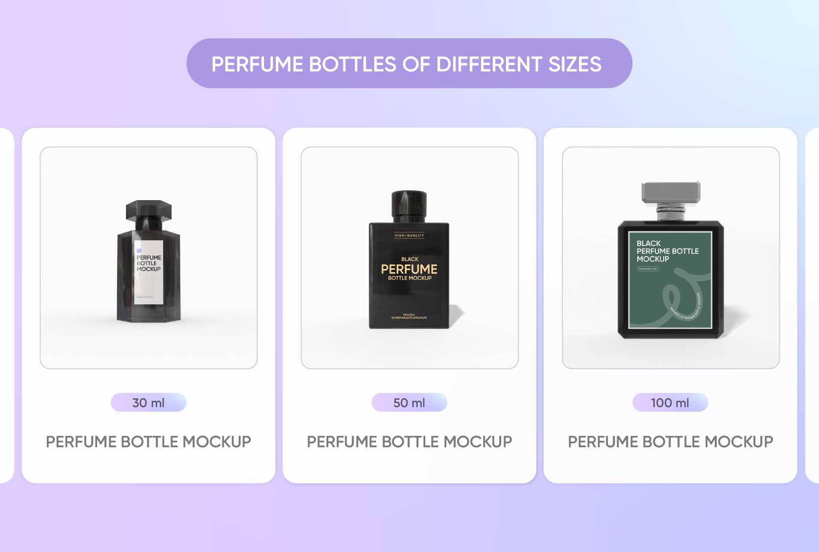 Fragrance bottles made to fit your brand style
