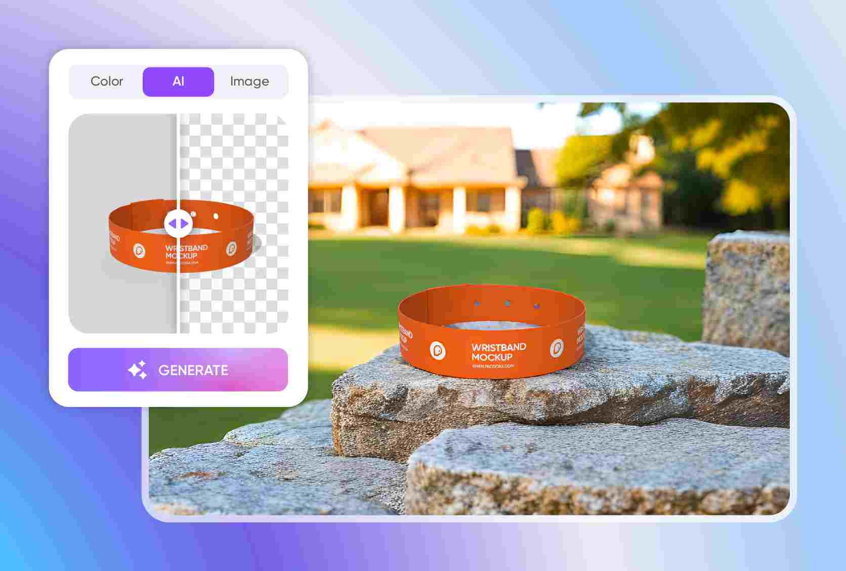 Realistic background for your product