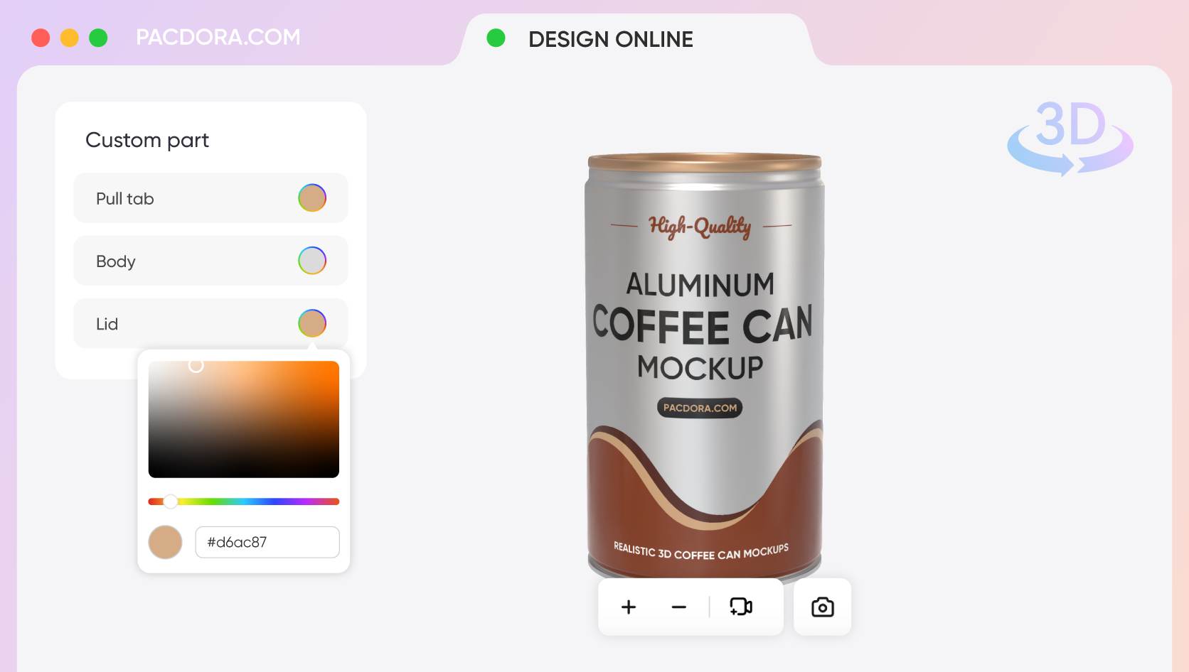 Custom color choices to make your packaging shine