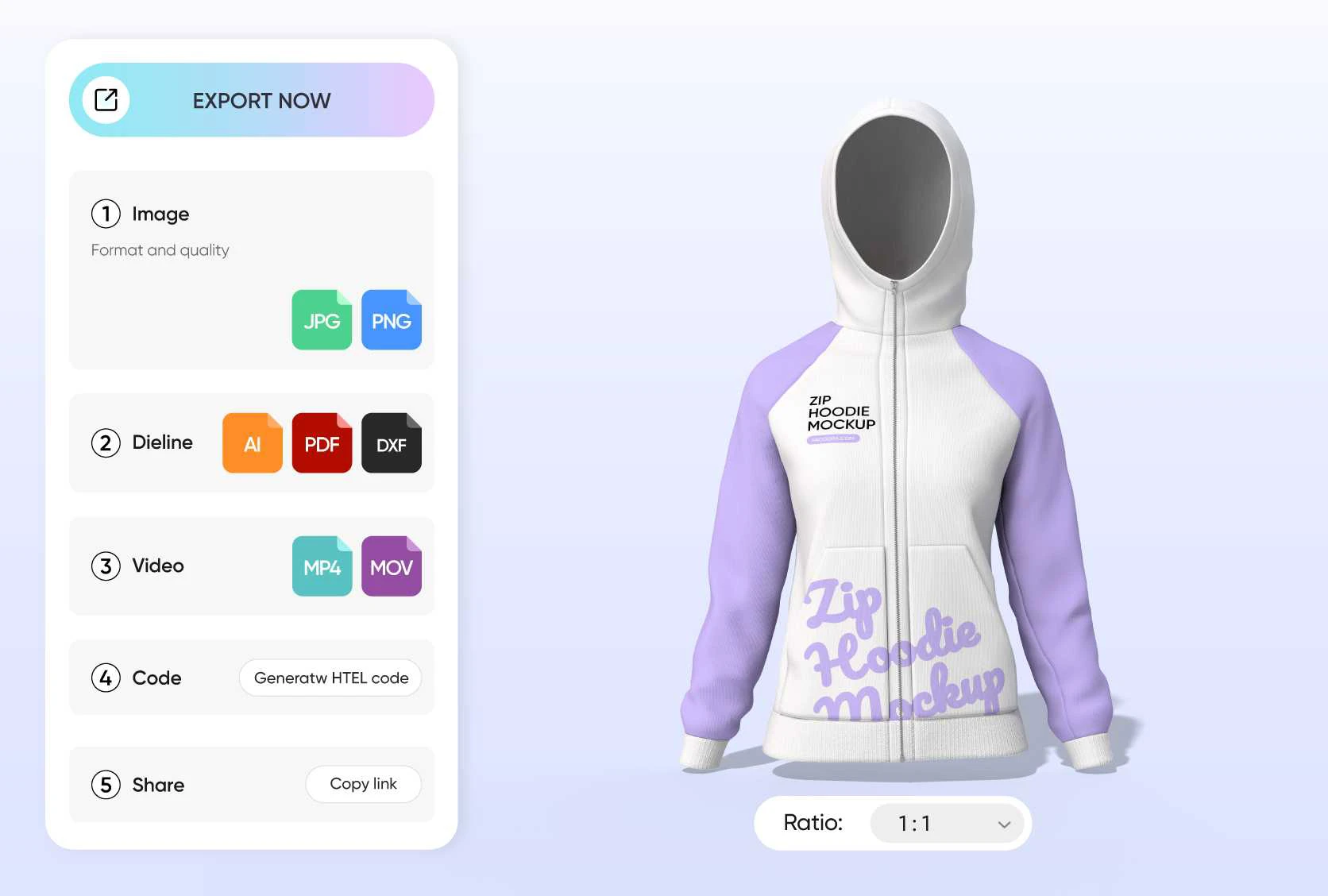 HD download files for varying presentations