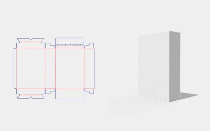 Inner locking perfume box