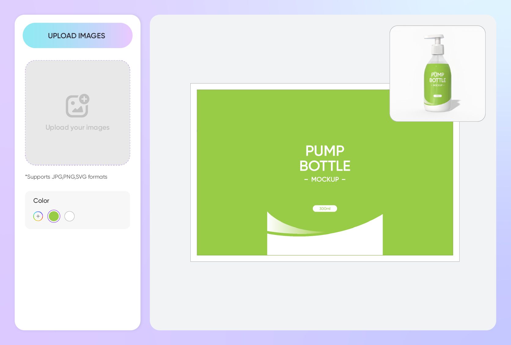 Custom graphics that improve product presentation