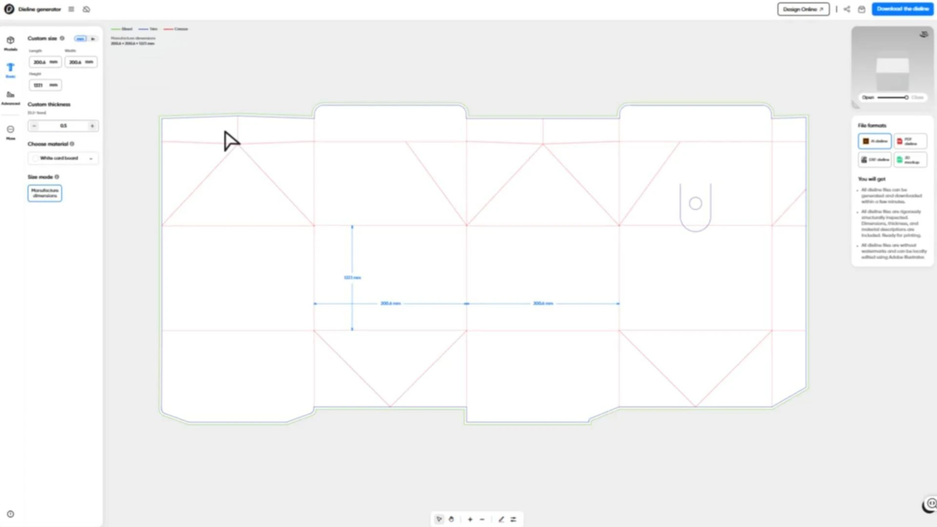 Guidance to craft a kawaii box template easily on Pacdora