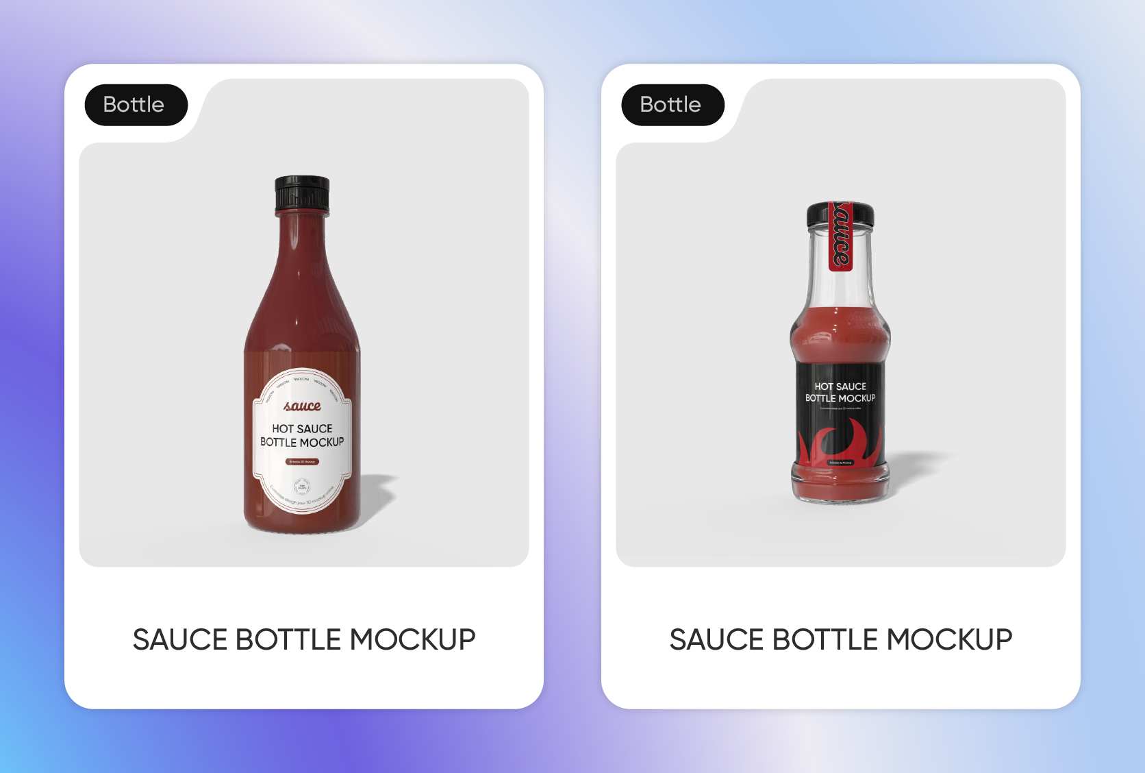 Various packaging sizes for all sauce portions