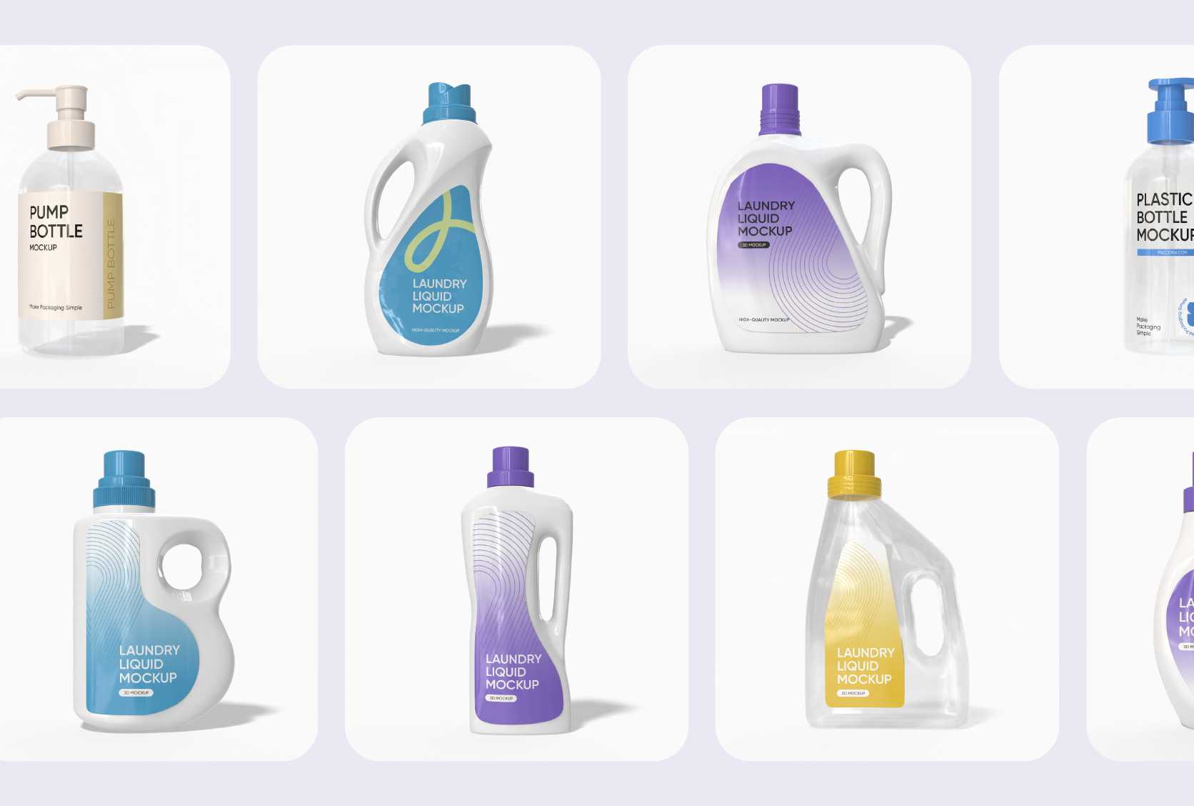 Unique bottle shapes for customers