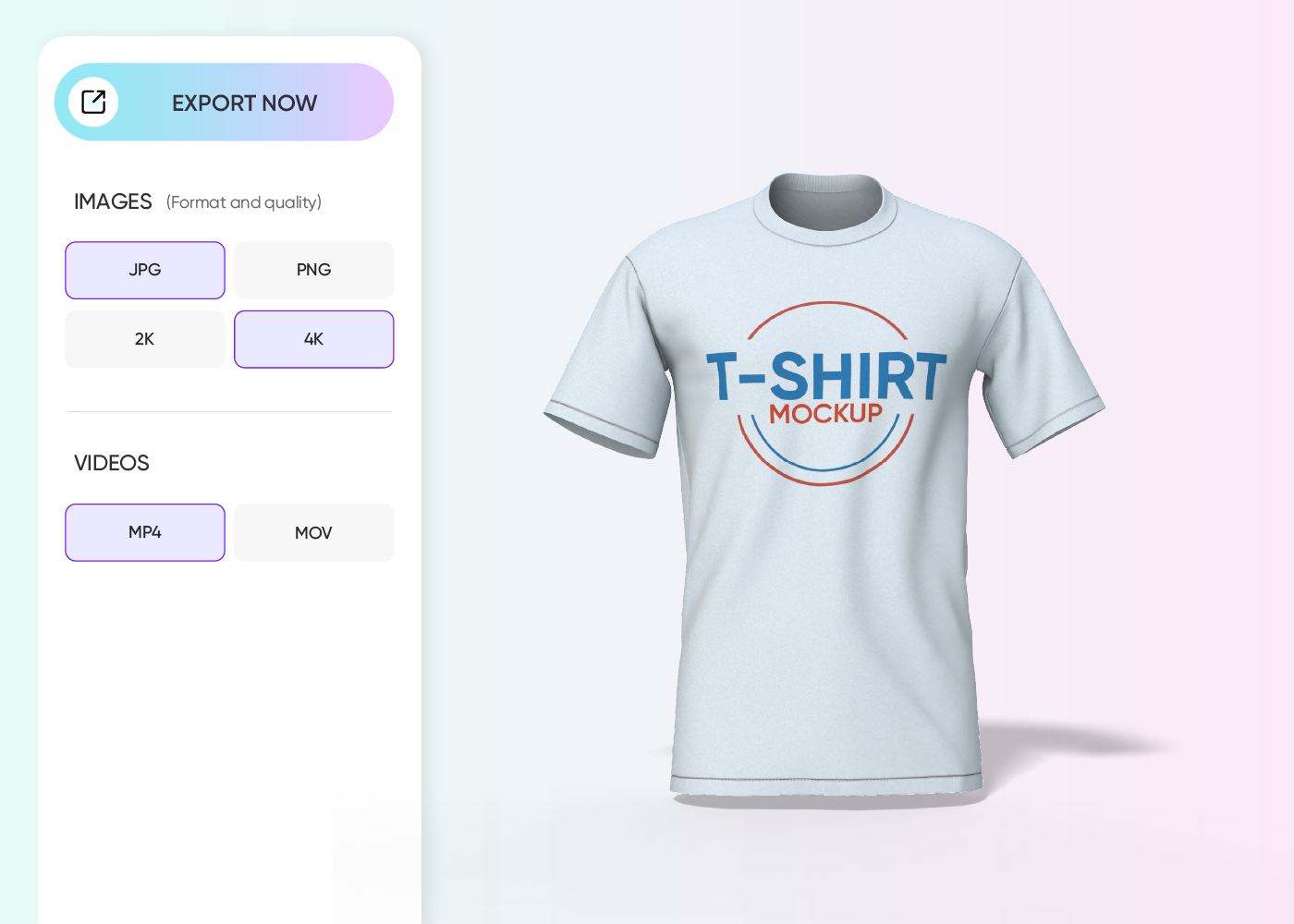 Step 3: Download your T-shirt mockup