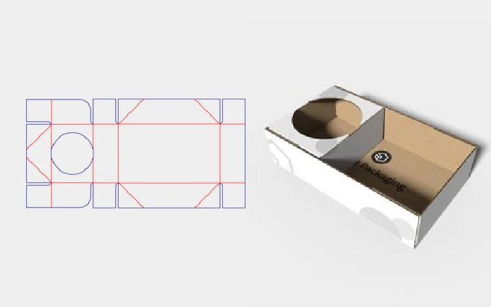 3D box template