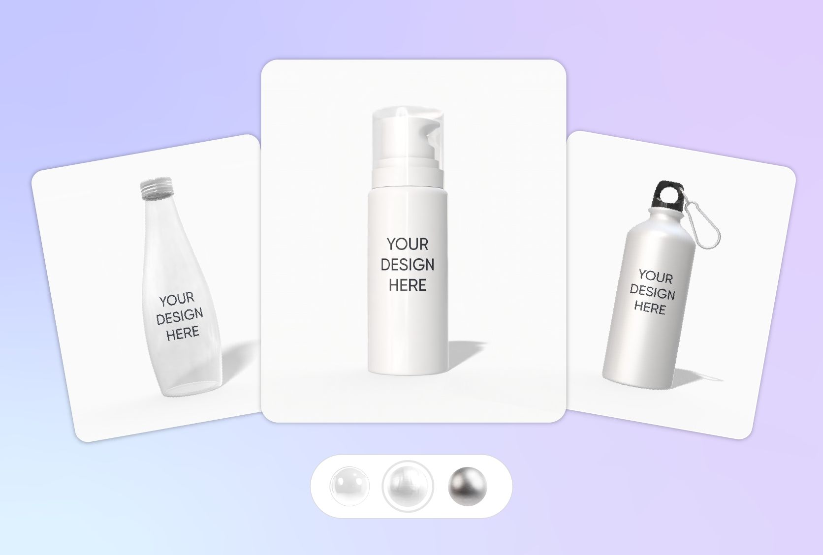Choose the ideal white bottle material