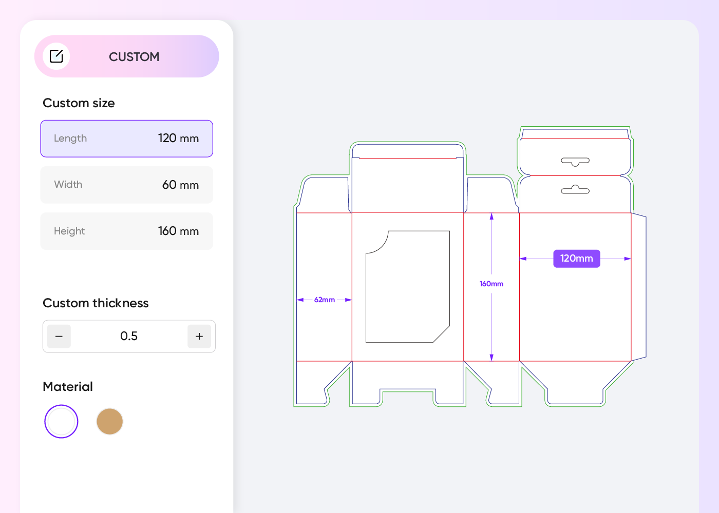 Customize your design