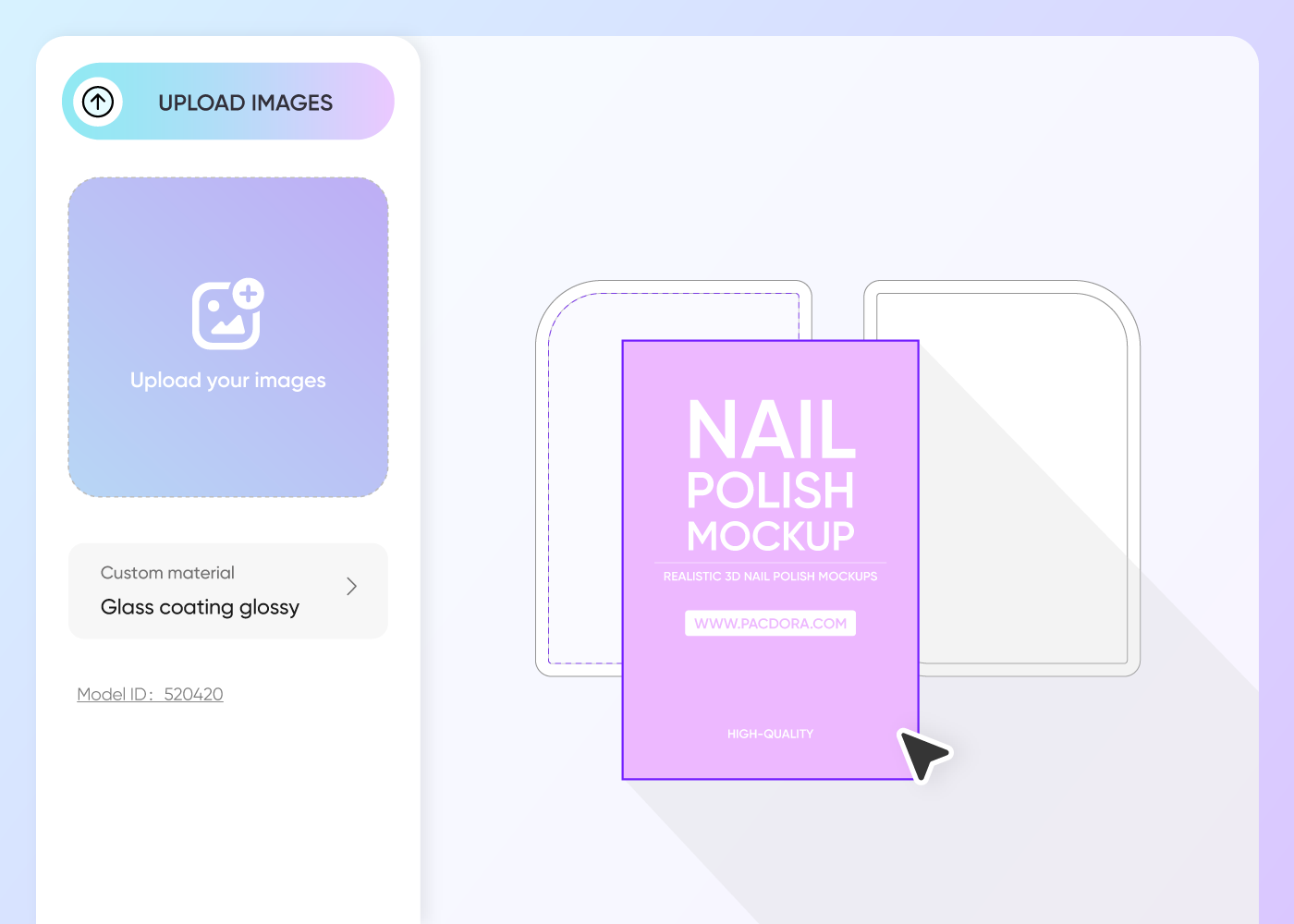Step 2: Upload your design and customize