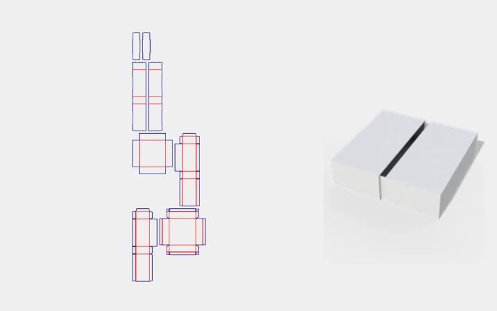 Double door open ring box