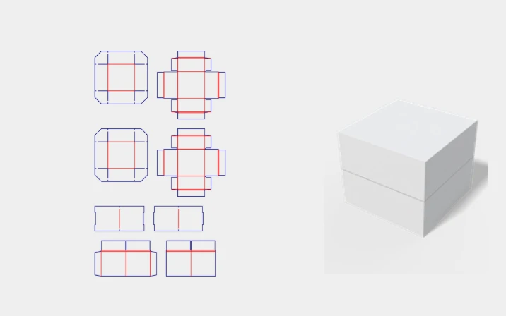Square jewelry box 