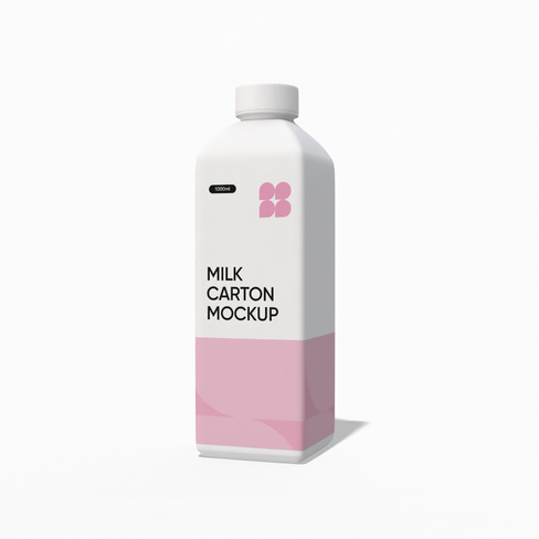 Maqueta de cartón de bebida de 1000ml