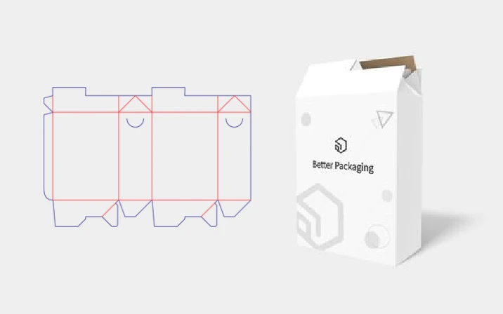 Blank Pocky box template
