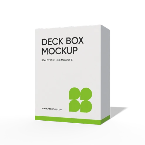 Tarot card tuck box mockup