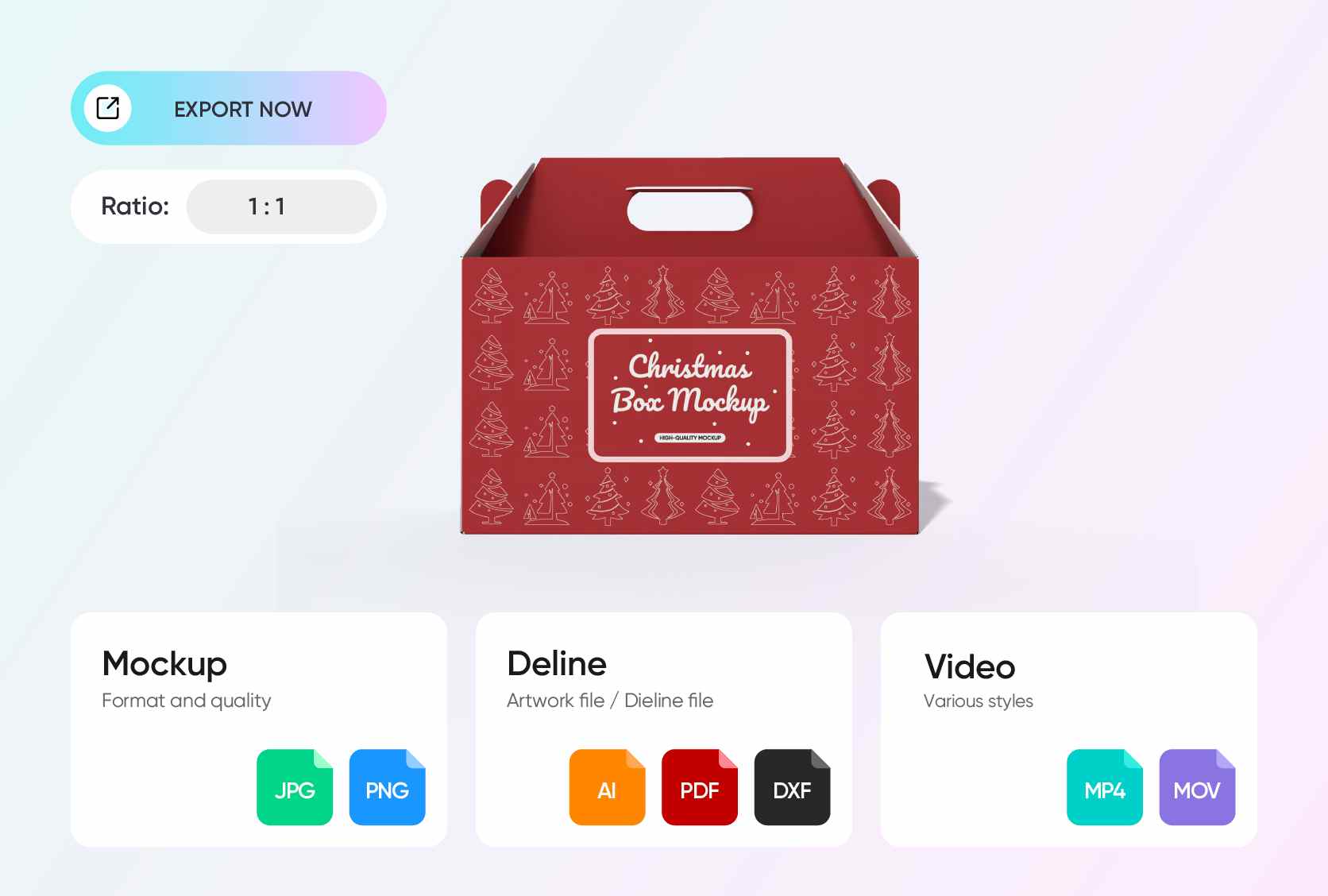Multiple export formats for a flawless presentation