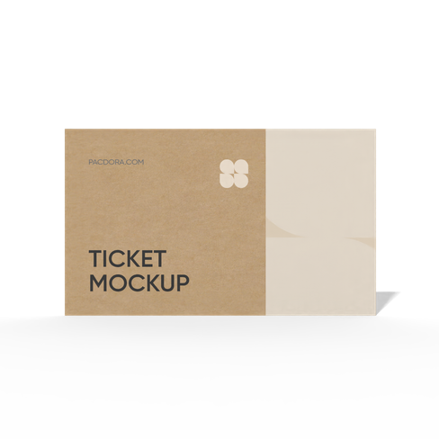 Vintage postcard mockup