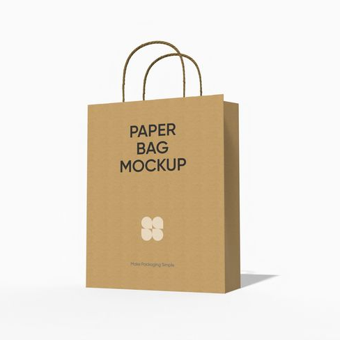 Clothing bag mockup