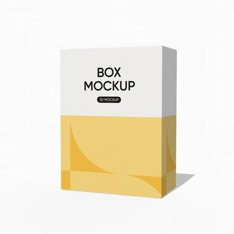 Tuck end soap box mockup