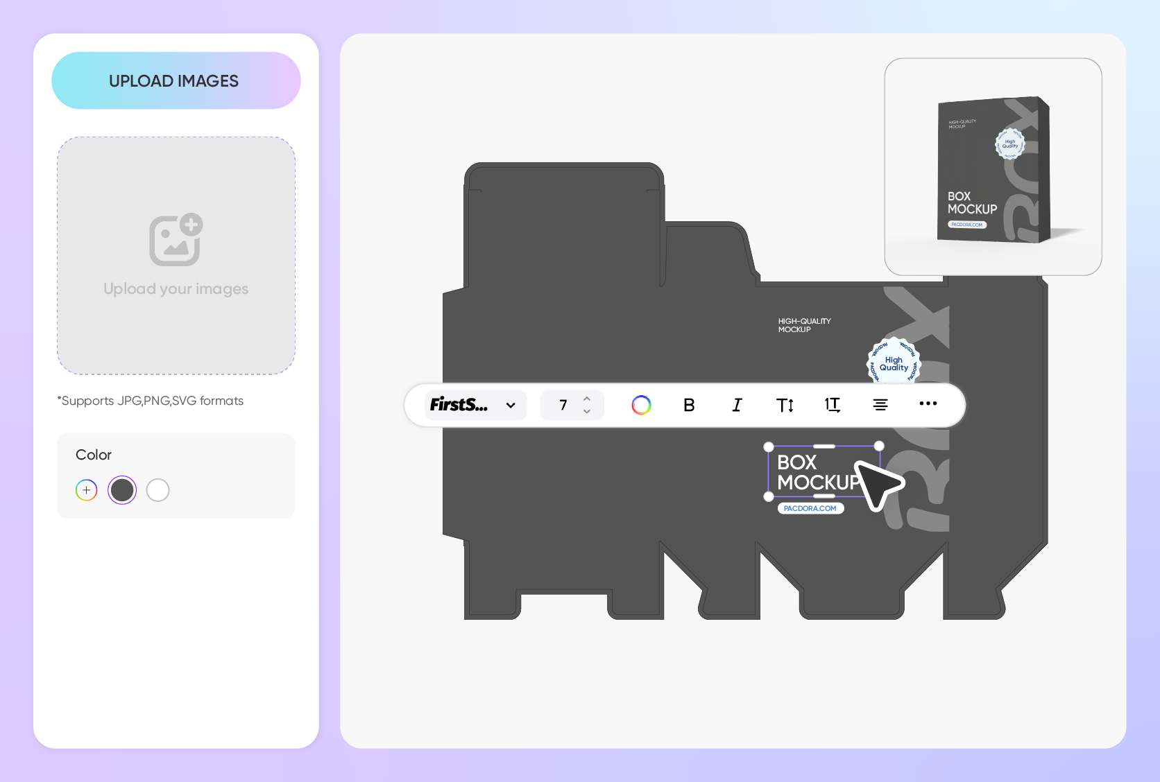 Easy to use, optimal design process