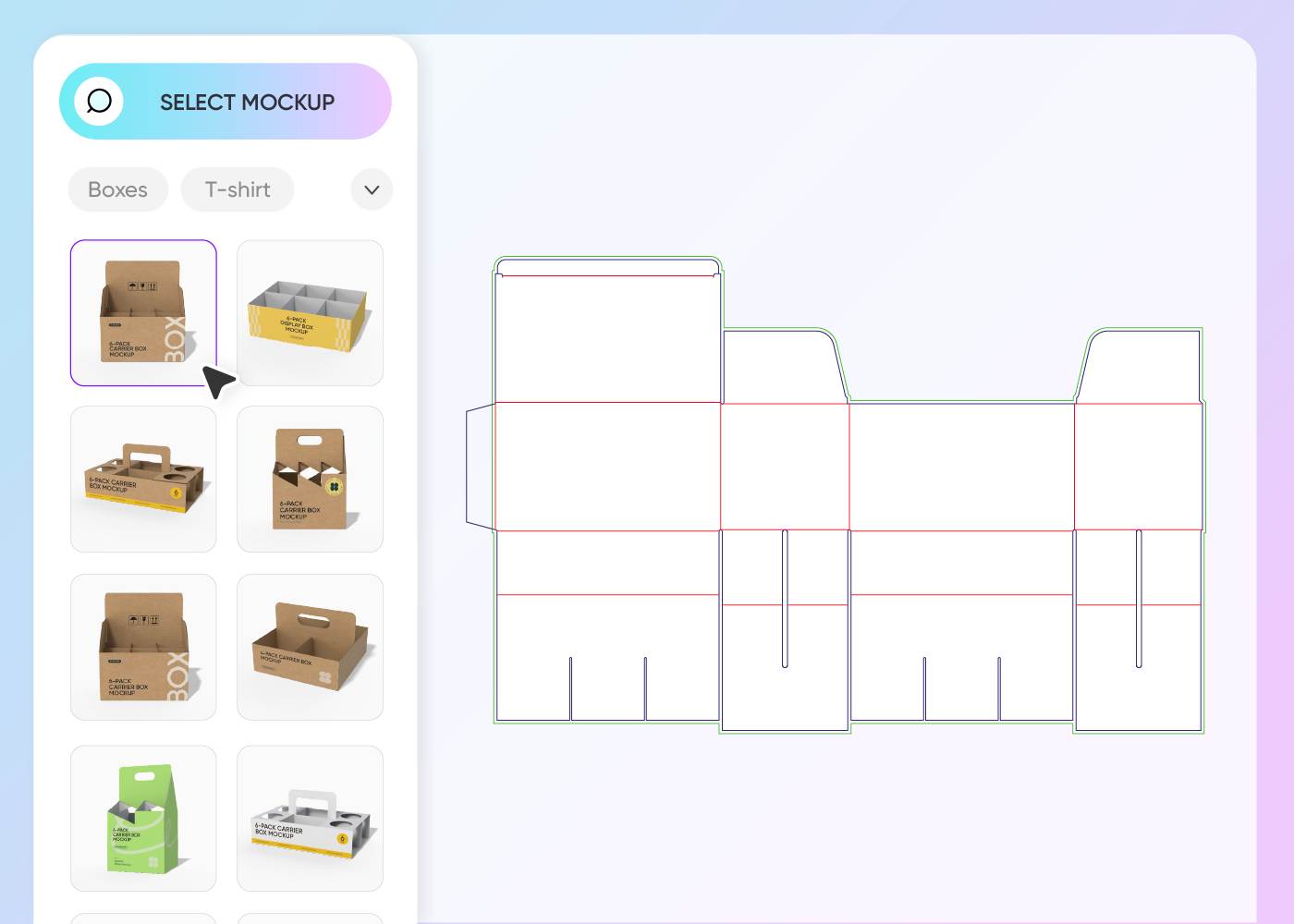 Step 1: Choose your six-pack style