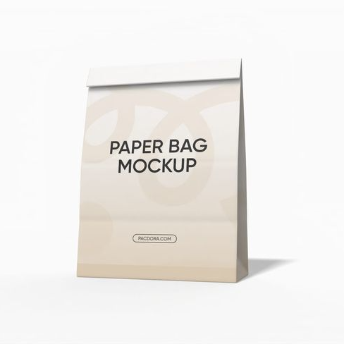 Almond paper bag packaging