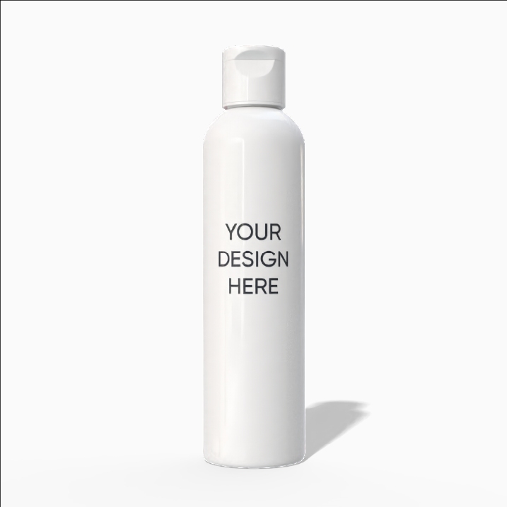 200ml plastic cosmetic bottle mockup
