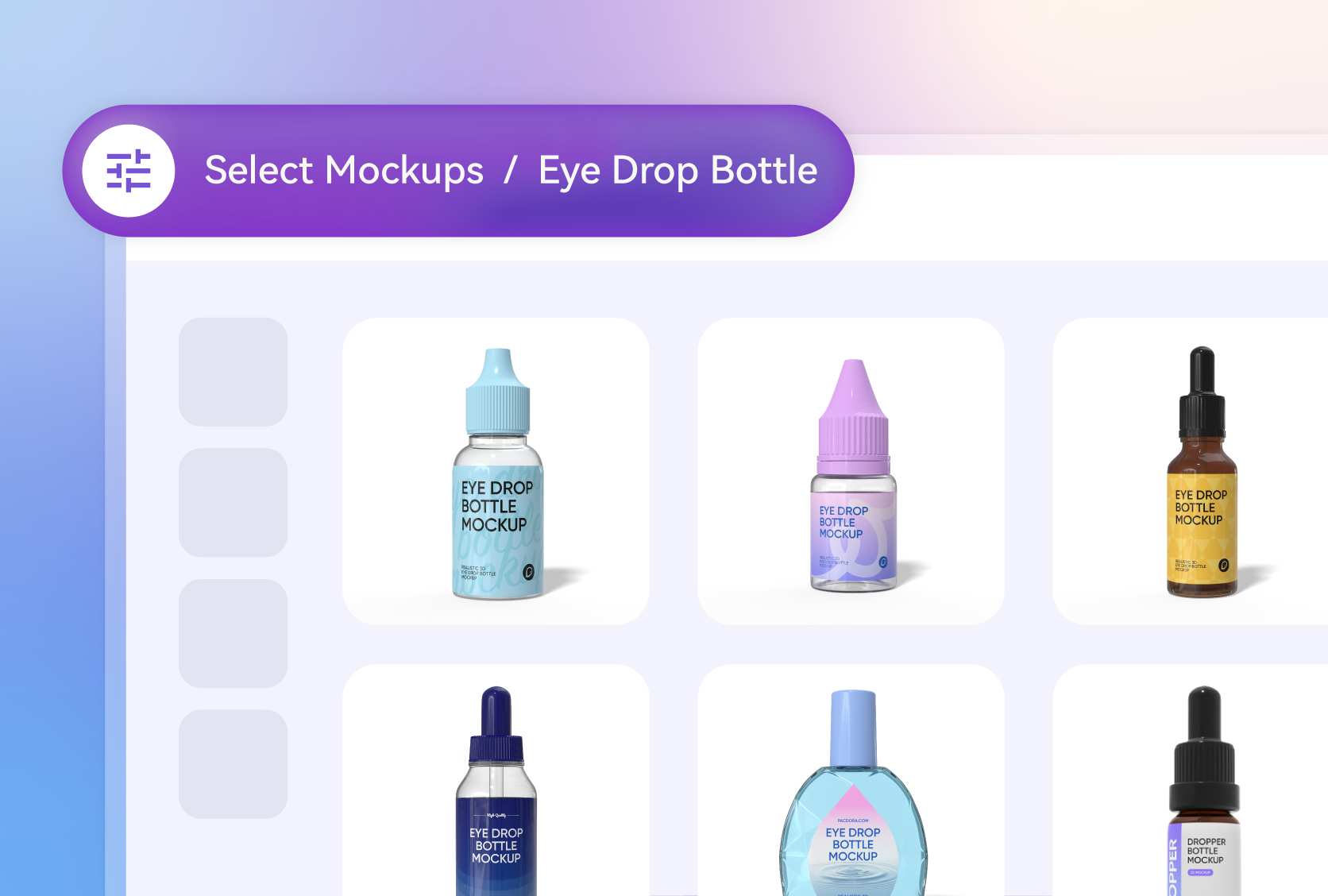 Choose a bottle that suits your product