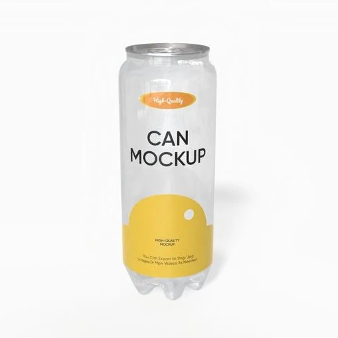 Hohes Soda-Dosen-Mockup