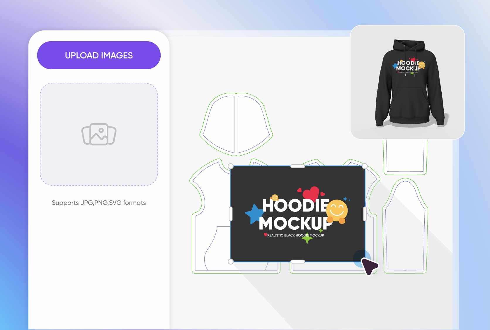 Strategic design placement for your silhouette