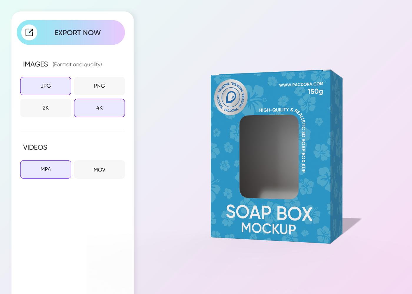 Step 3: Download your soap box design