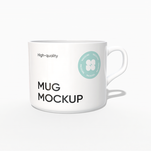 9 oz cafe mug mockup