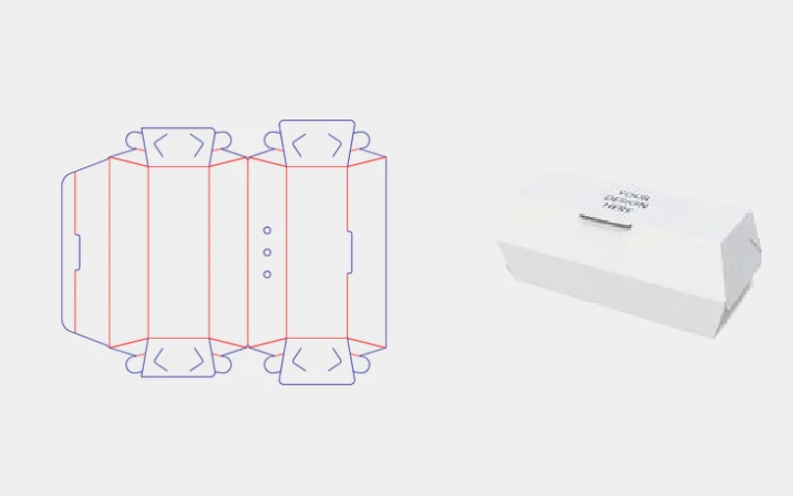 Custom fast food container