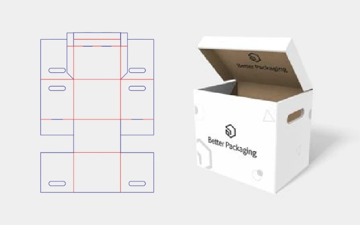 Custom size storage box
