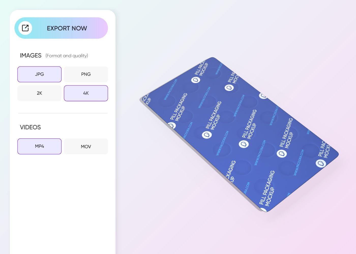Step 3: Download your medicine packaging