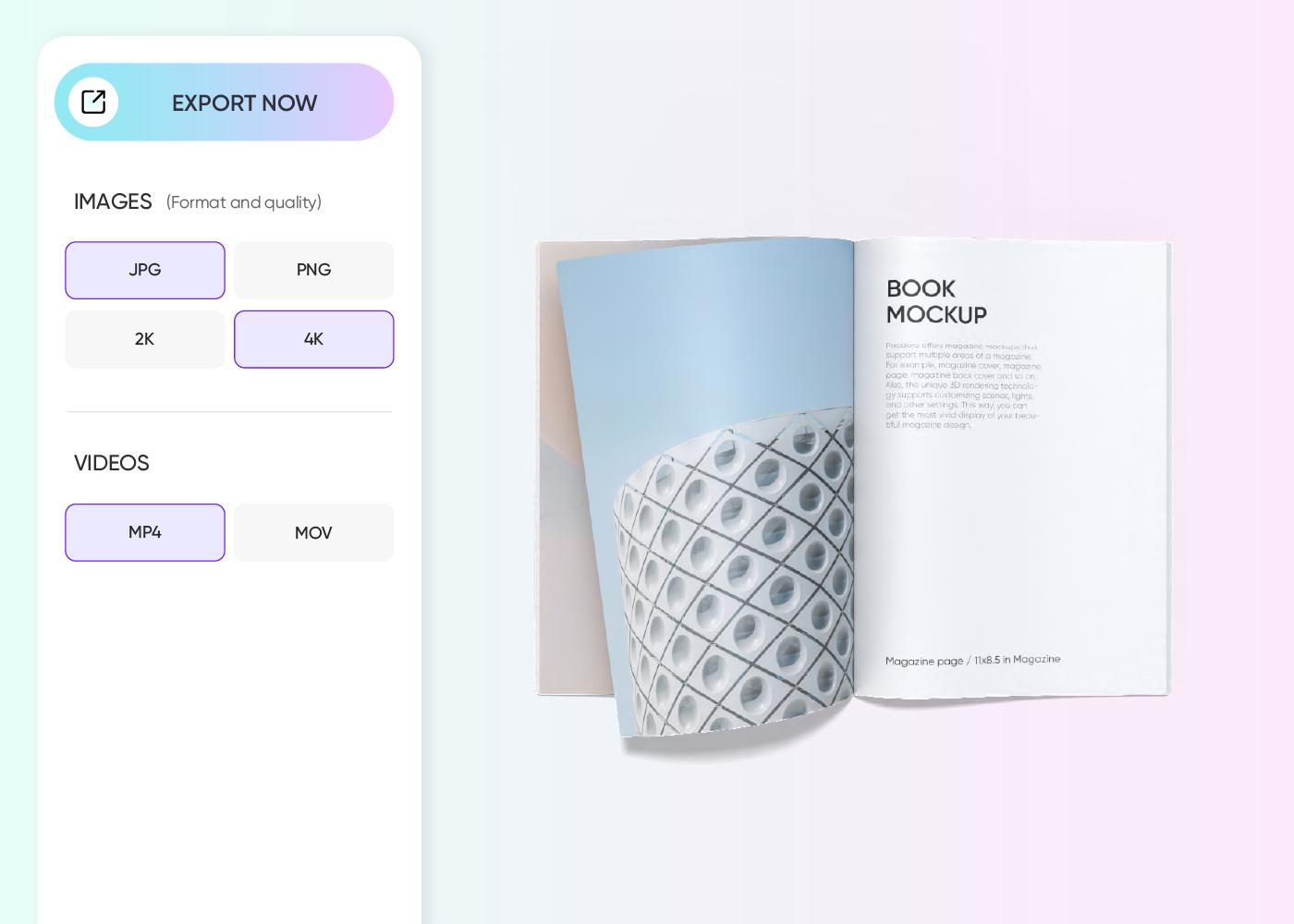 Step 3: Download your mockup