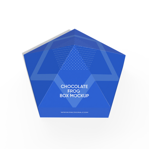 Chocolate frog box mockup
