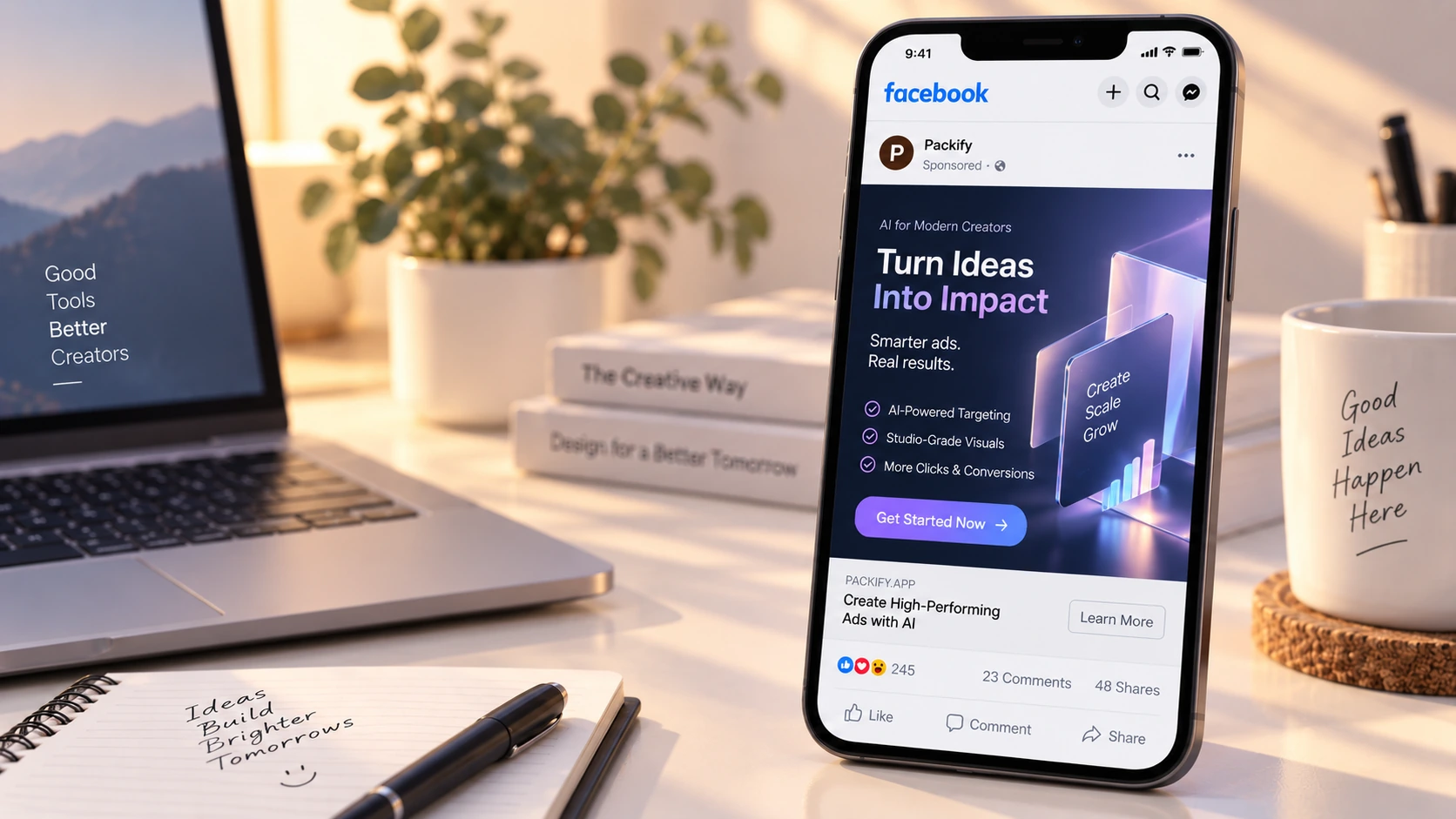 AI Facebook ad generator